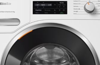Ошибки стиральных машин Miele W1: сообщения на дисплее во время стирки